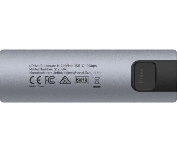 UNITEK Obudowa do dysku M.2 NVMe/SATA 10Gbps S1230A - 1122428 - zdjęcie 4